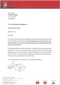 carta - Benfica