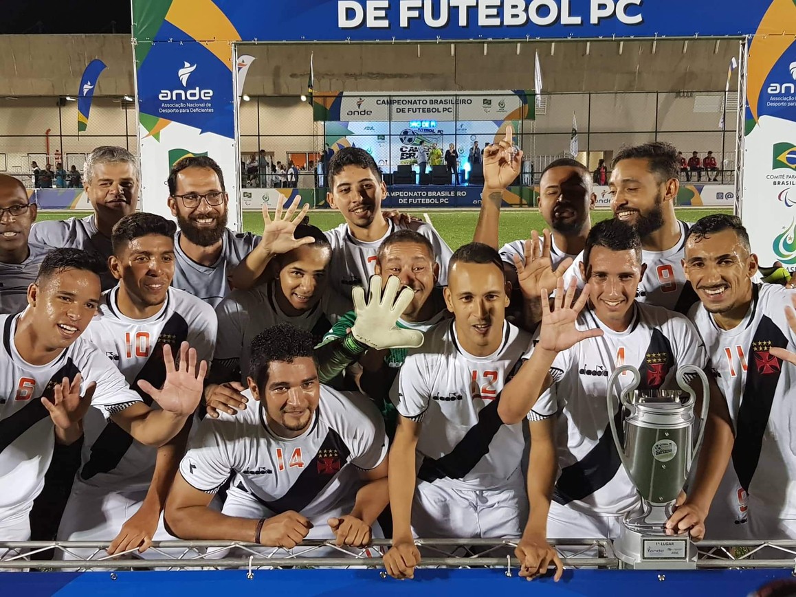 É Campeão! Vasco conquista o brasileiro de futebol paralímpico pela 5ª vez em 6 anos