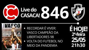 Live do CASACA #846 em 25/05/2020